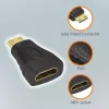 Techly HDMI auf Mini HDMI Typ C Buchse/Stecker Adapter IADAP HDMI-MC, Mini HDMI, HDMI, Schwarz