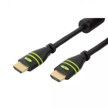 Techly 2 m High-Speed-HDMI-Kabel mit Ethernet A/A M/M Ferrit ICOC HDMI-FR-020