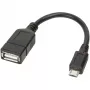 Techly USB2.0 OTG-Kabel A-Buchse / Micro-B-Stecker 0,2 m ICOC UOTG-194