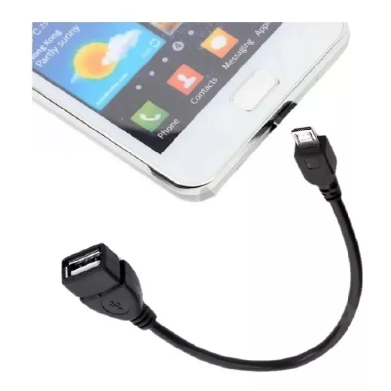 Techly USB2.0 OTG-Kabel A-Buchse / Micro-B-Stecker 0,2 m ICOC UOTG-194