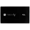 Techly Externes Gehäuse USB 3.0 2,5″ SATA I-CASE SU3-25B, 2,5 Zoll, Serial ATA, 5 Gbit/s, Schwarz