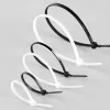 Techly Kabelbinder Nylon Patch 280x4,8 mm 100 Stück Schwarz ISWT-28048-BK