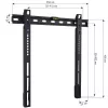 Techly Wandhalterung UltraSlim für LED TV LCD 23-55 Zoll Schwarz ICA-PLB 140M