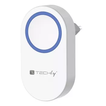 Techly I-BELL-RING05R Funk-Türklingel Empfänger Weiß