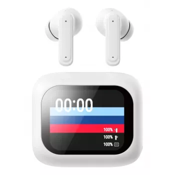 Techly ICC SB-BLT08W Kopfhörer/Headset True Wireless Stereo (TWS) In-Ear Anrufe/Musik Bluetooth Weiß
