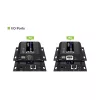 Techly IDATA EXTIP-483 AV-Extender AV-Sender & -Empfänger Schwarz