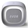 Techly IC-CLOCK-56WH Wecker Digitaler Wecker Grau, Weiß