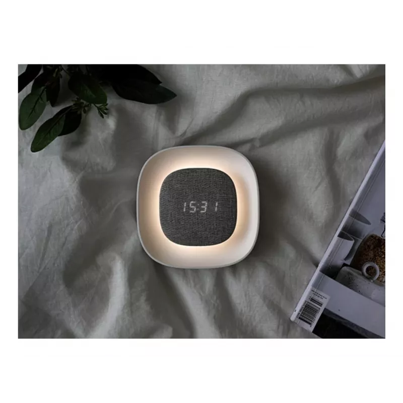 Techly IC-CLOCK-56WH Wecker Digitaler Wecker Grau, Weiß