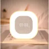 Techly IC-CLOCK-56WH Wecker Digitaler Wecker Grau, Weiß