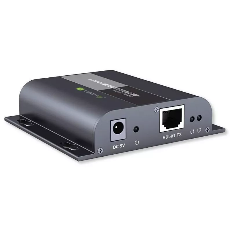 Techly IDATA-EXTIP-383V4 AV-Sender & -Empfänger Schwarz