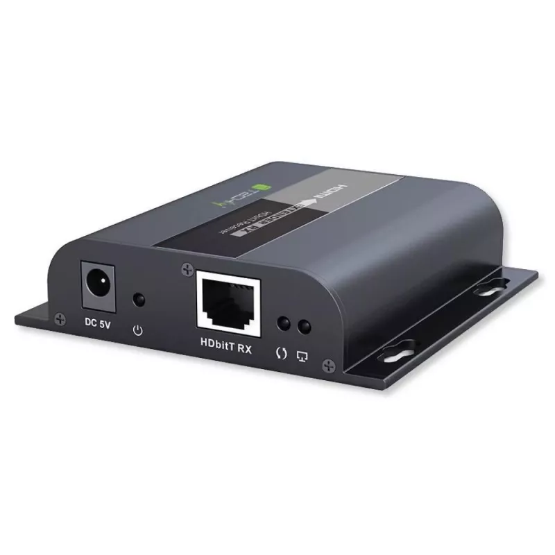 Techly IDATA-EXTIP-383V4 AV-Sender & -Empfänger Schwarz