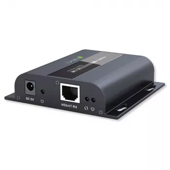Techly Zusätzlicher HDMI HDbitT IR Extender Empfänger über 120m Cat.6-Kabel