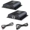 Techly Zusätzlicher HDMI HDbitT IR Extender Empfänger über 120m Cat.6-Kabel