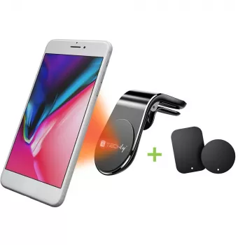 Techly I-SMART-UNIALTY Halterung Passivhalterung Mobiltelefon/Smartphone Schwarz