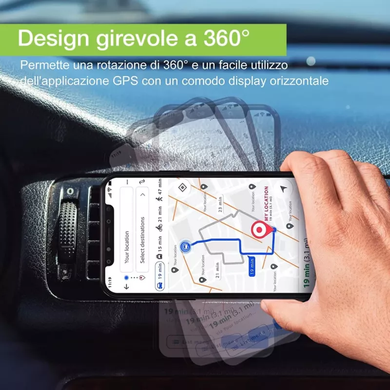 Techly I-SMART-UNIALTY Halterung Passivhalterung Mobiltelefon/Smartphone Schwarz