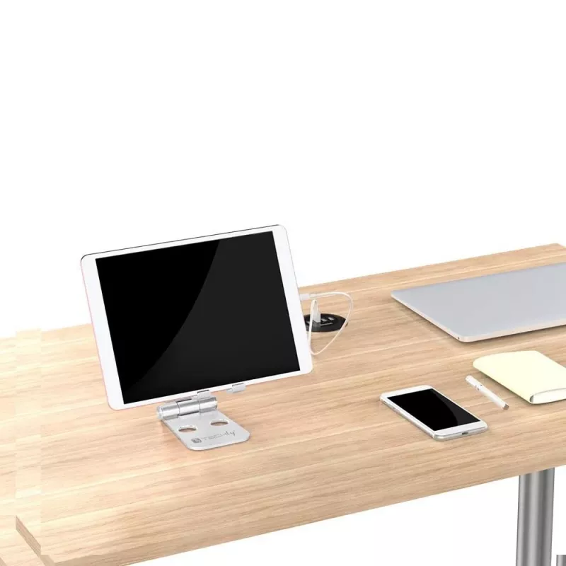 Techly I-SMART-STAND6 Halterung Passive Halterung Mobiltelefon/Smartphone Silber