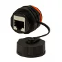 Techly IWP-MD C6A-IPPANT Kabeladapter RJ45 Schwarz