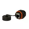 Techly IWP-MD C6A-IPPANT Kabeladapter RJ45 Schwarz