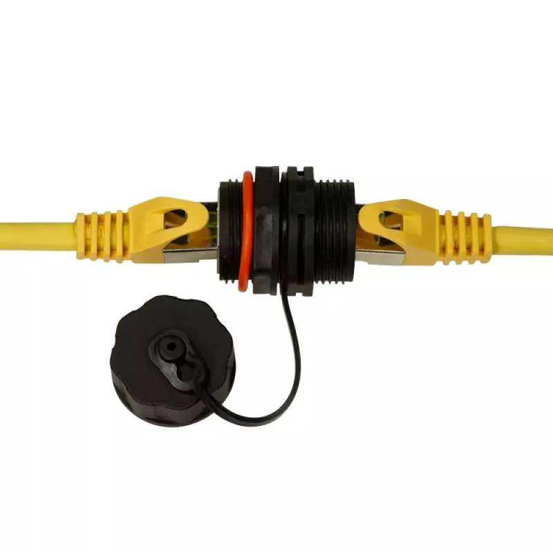 Techly IWP-MD C6A-IPPANT Kabeladapter RJ45 Schwarz