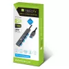 Techly IUSB32-HUB4A-4U3SL Laptop-Dockingstation/Port-Replikator Kabelgebunden USB 3.2 Gen 1 (3.1 Gen 1) Typ-A Grau