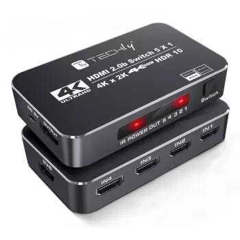 Techly IDATA HDMI2-4K5160B Video-Switch HDMI