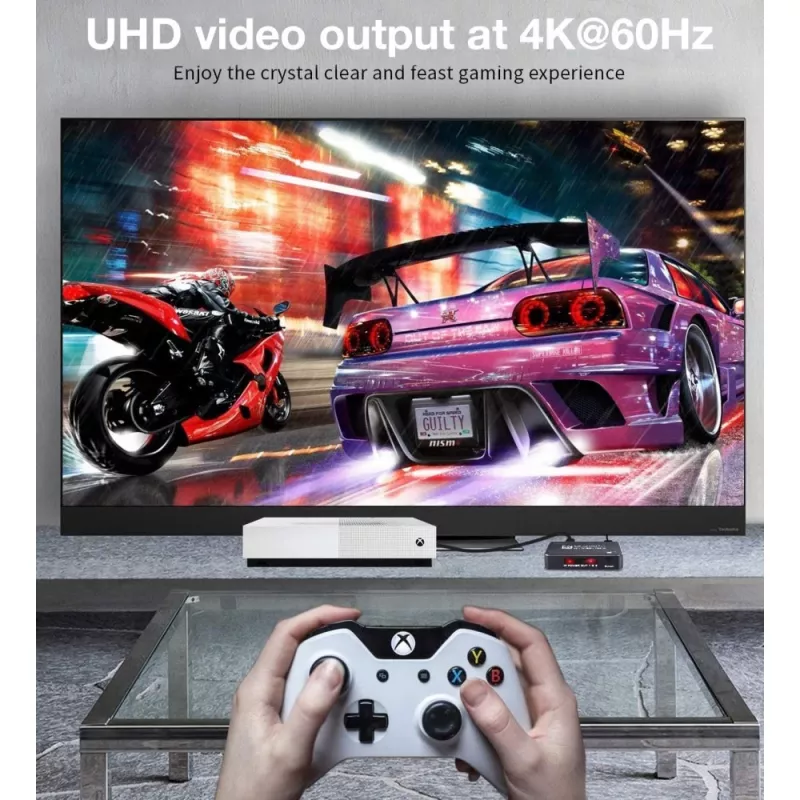 Techly IDATA HDMI2-4K5160B Video-Switch HDMI