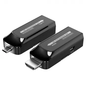 Techly IDATA EXT-600HC AV-Extender AV-Sender & -Empfänger Schwarz