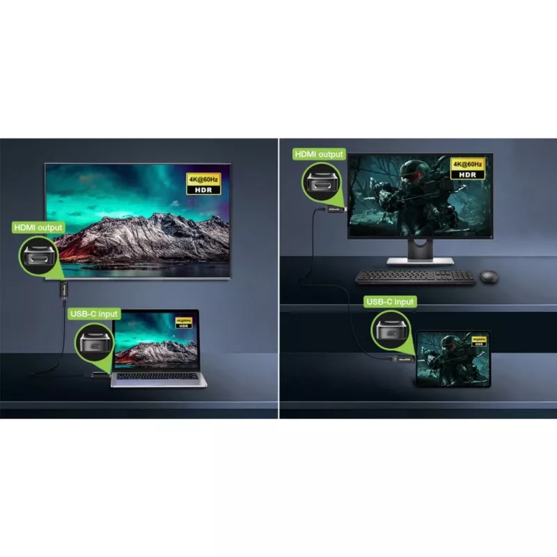 Techly IDATA EXT-600HC AV-Extender AV-Sender & -Empfänger Schwarz