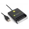 Techly I-CARD CAM-USB2TY2 Smartcard-Lesegerät Indoor USB USB Typ-A Schwarz