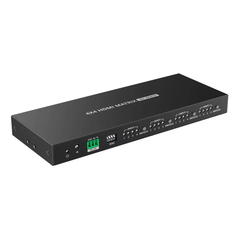 Techly IDATA HDMI-MX44 Matrix-Switcher AV-Matrix-Switcher 4 W