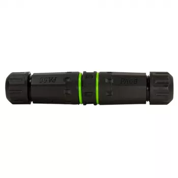 Techly IP68 Wasserdichter Duplex-LC-Lichtwellenleiter-Steckverbinder mit zwei Kabelverschraubungen