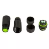 Techly IP68 Wasserdichter Duplex-LC-Lichtwellenleiter-Steckverbinder mit zwei Kabelverschraubungen