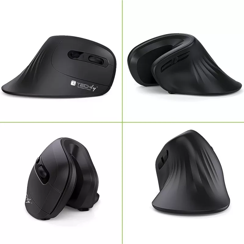 Techly IM 1100-VM-B Maus Medizinisch Rechtshänder RF Wireless Optisch 3200 DPI