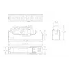 Techly IWP-KIT-C6U90 Keystone-Modul