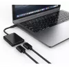 Techly IADAP USBC-HDMI2T4K Videokabel-Adapter 0,15 m USB Type-C 2 x HDMI Schwarz