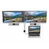 Techly IADAP USBC-HDMI2T4K Videokabel-Adapter 0,15 m USB Type-C 2 x HDMI Schwarz
