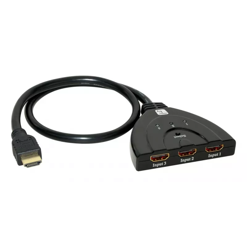 Techly IDATA HDMI-3F8K Video-Umschalter