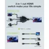Techly IDATA HDMI-3F8K Video-Umschalter
