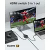 Techly IDATA HDMI-3F8K Video-Umschalter