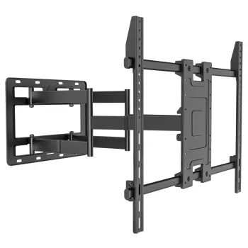 Techly Wandhalterung für 55-100 Zoll Full-Motion LED-LCD-TV, 300 x 300 mm, 900 x 600 mm, 0 - 7°, 120°, Stahl, Schwarz