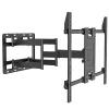 Techly Wandhalterung für 55-100 Zoll Full-Motion LED-LCD-TV, 300 x 300 mm, 900 x 600 mm, 0 - 7°, 120°, Stahl, Schwarz