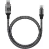 Techly ICOC U3A-RJ45-075 Netzwerkkabel Silber, Schwarz 7,5 m Cat6 F/UTP (FTP)