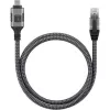 Techly ICOC U3C-RJ45-075 Netzwerkkabel Silber, Schwarz 7,5 m Cat6 F/UTP (FTP)
