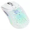 Glorious Gaming Glorious Model O Wireless 2 – Mattweiß, Rechtshänder, Laser, RF Wireless + USB Typ-C, 26000 DPI, 1 ms, Weiß