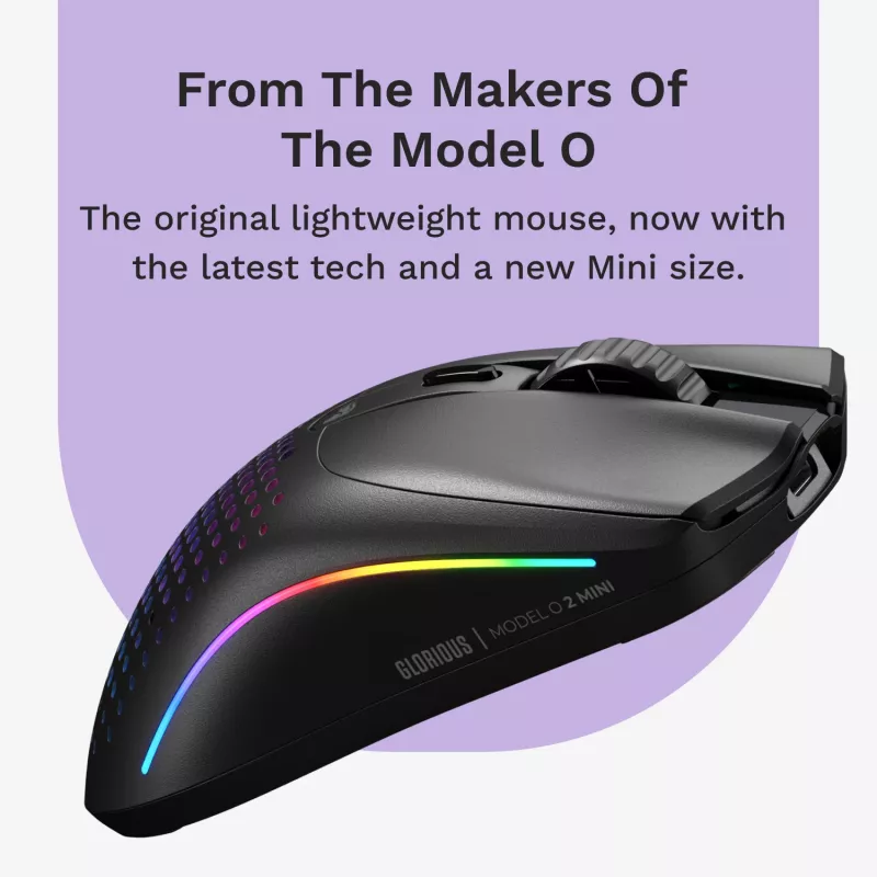 Glorious Gaming Glorious Model O 2 Mini Wireless - Matte Schwarz