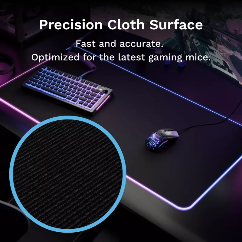 Glorious Gaming GLORIOUS Maus PAD 2 GLED - XL EXTENDED - SCHWARZ