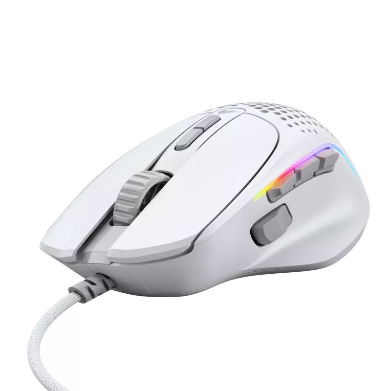 Glorious Gaming Glorious Model I2 Wired – Weiß, Rechtshänder, Optisch, USB Typ-A, 26000 DPI, Weiß