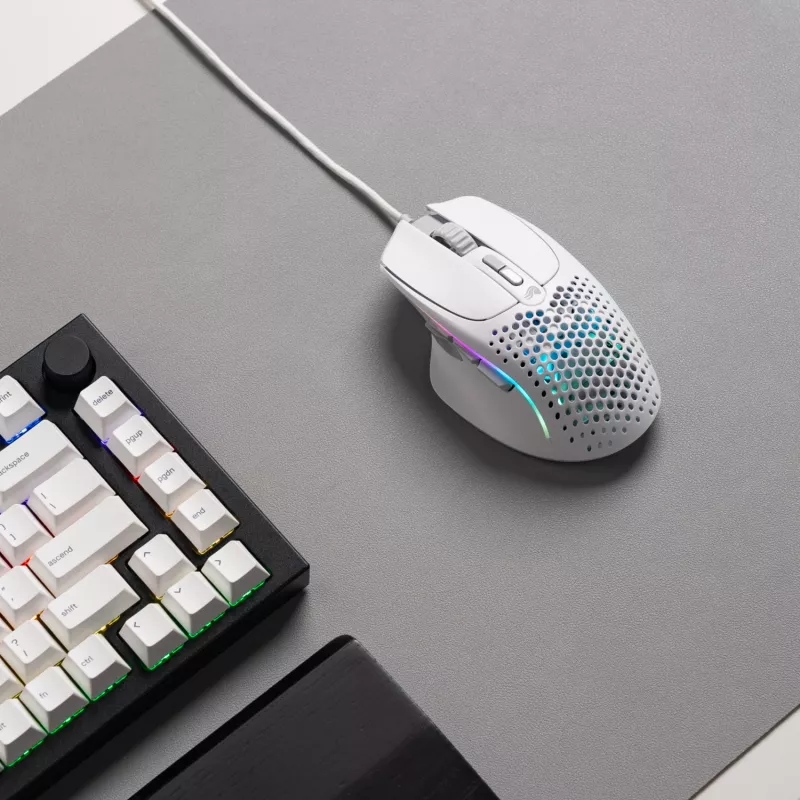 Glorious Gaming Glorious Model I2 Wired – Weiß, Rechtshänder, Optisch, USB Typ-A, 26000 DPI, Weiß