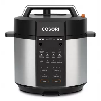 Cosori CMC-CO601-SEU elektrischer Schnellkochtopf 5,7 L Schwarz, Edelstahl 1100 W