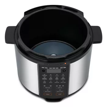Cosori CMC-CO601-SEU elektrischer Schnellkochtopf 5,7 L Schwarz, Edelstahl 1100 W